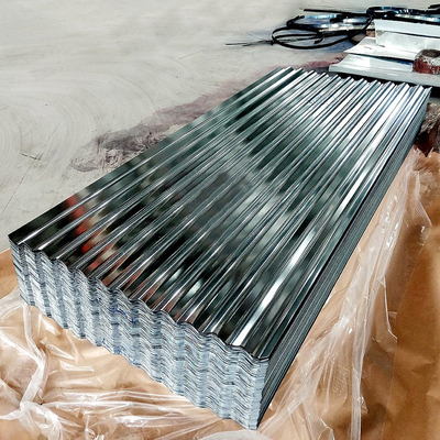 ألواح التسقيف المعدنية الرخيصة DX51D 1250mm المضادة للتآكل GI Steel Panel