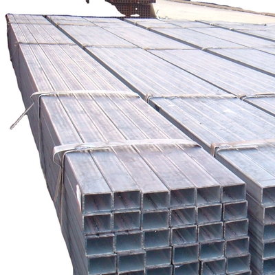 ISO9001 2 × 2 جي أنبوب مجلفن أنبوب فولاذي مربع 100 مم