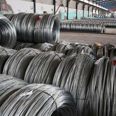0.55mm 10B21 أسلاك الفولاذ المجلفن قضيب الحديد المدرفلة على البارد لشبكة السياج