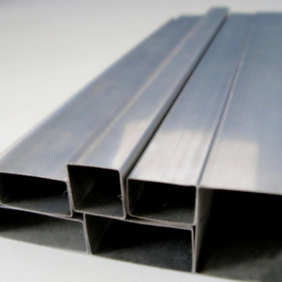 304 2B الفولاذ المقاوم للصدأ أنبوب مربع مستطيل ASTM JIS 26 مقياس مسحوب على البارد