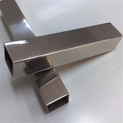 أنبوب مزدوج مصقول من الفولاذ المقاوم للصدأ SS 304L 316L أنبوب حديد إينوكس مربع على البارد 30 مم