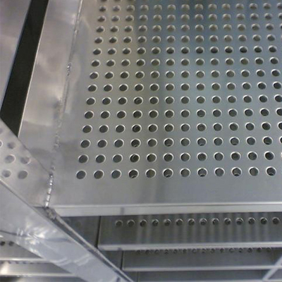 ASTM 304 ورقة الفولاذ المقاوم للصدأ مثقوبة المدرفلة على الساخن لوحة جولة هول 10 مم