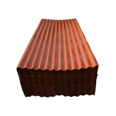 ألواح التسقيف المموجة ASTM Ppgi 1000mm