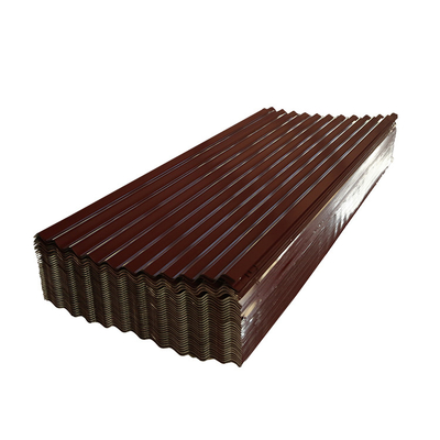 صفائح التسقيف المموجة لون راؤول Ppgi 12m Gi Color Coated