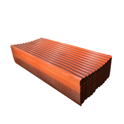 صفائح التسقيف المموجة لون راؤول Ppgi 12m Gi Color Coated