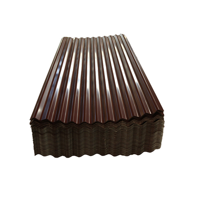 صفائح التسقيف المموجة لون راؤول Ppgi 12m Gi Color Coated