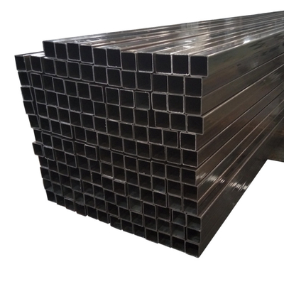 Q235 أسود مسحوق المغلفة أنابيب مربعة Astm 12ft أنبوب فولاذي مستطيل غير ملحوم