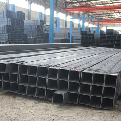 ISO 14mm أنبوب فولاذي أسود مربع JIS SS400 أنبوب مربع مجلفن