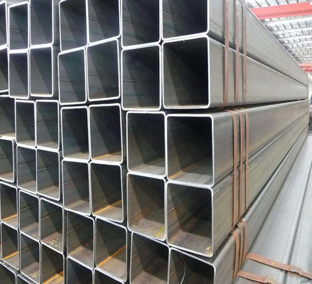 ISO 14mm أنبوب فولاذي أسود مربع JIS SS400 أنبوب مربع مجلفن