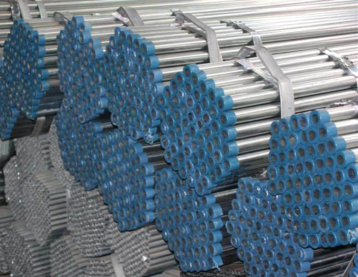 المدرفلة على البارد 14 مم أنابيب الصلب المجلفن المستديرة Astm A 53 B Ms Erw Pipe