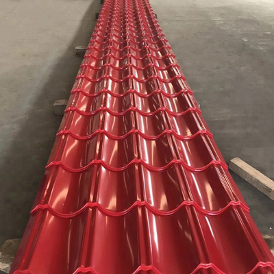 800mm Galvalume Color Coated Sheet CGCC الألمنيوم المطلي مسبقًا