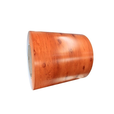 برتقالي 0.12-4.0mm Ppgi Coil DX51D Ppgi فولاذ مجلفن مطلي مسبقًا