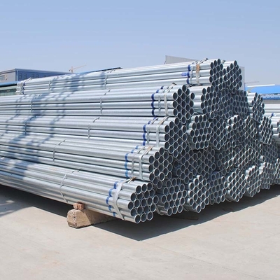 DX52D أنبوب فولاذي دائري مجلفن بالغمس الساخن A106 Gr B سلس