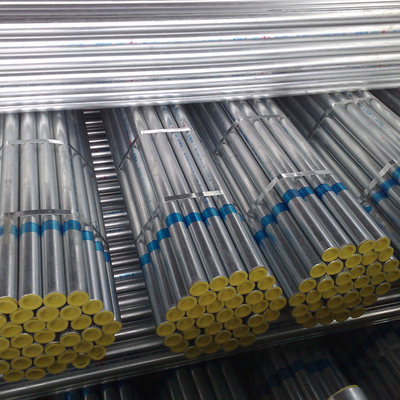 المدرفلة على البارد 14 مم أنابيب الصلب المجلفن المستديرة Astm A 53 B Ms Erw Pipe