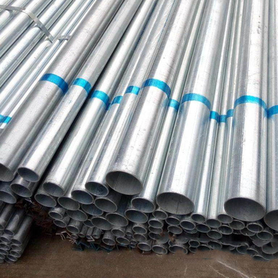 Q235 أنابيب مستديرة مجلفنة PPGI أنابيب غي المجلفنة بالغمس الساخن