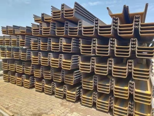 Sy295 Sy390 355mpa Sy390 كومة صفائح فولاذية مشكلة على البارد AISI Ss400 Astm A36