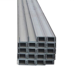 المجلفن الصلب C قناة U قسم بناء القناة 50 * 50 * 3 مم